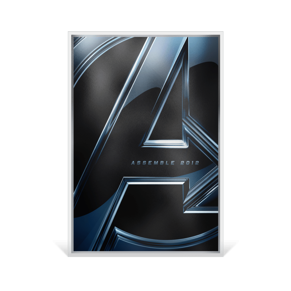 Marvel The Infinity Saga Phase One The Avengers Silver Collectible Foil