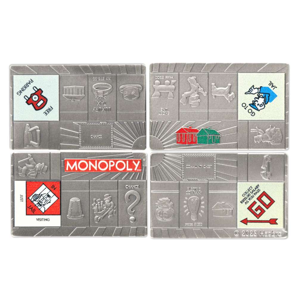 Monopoly Silver Coin Bundle