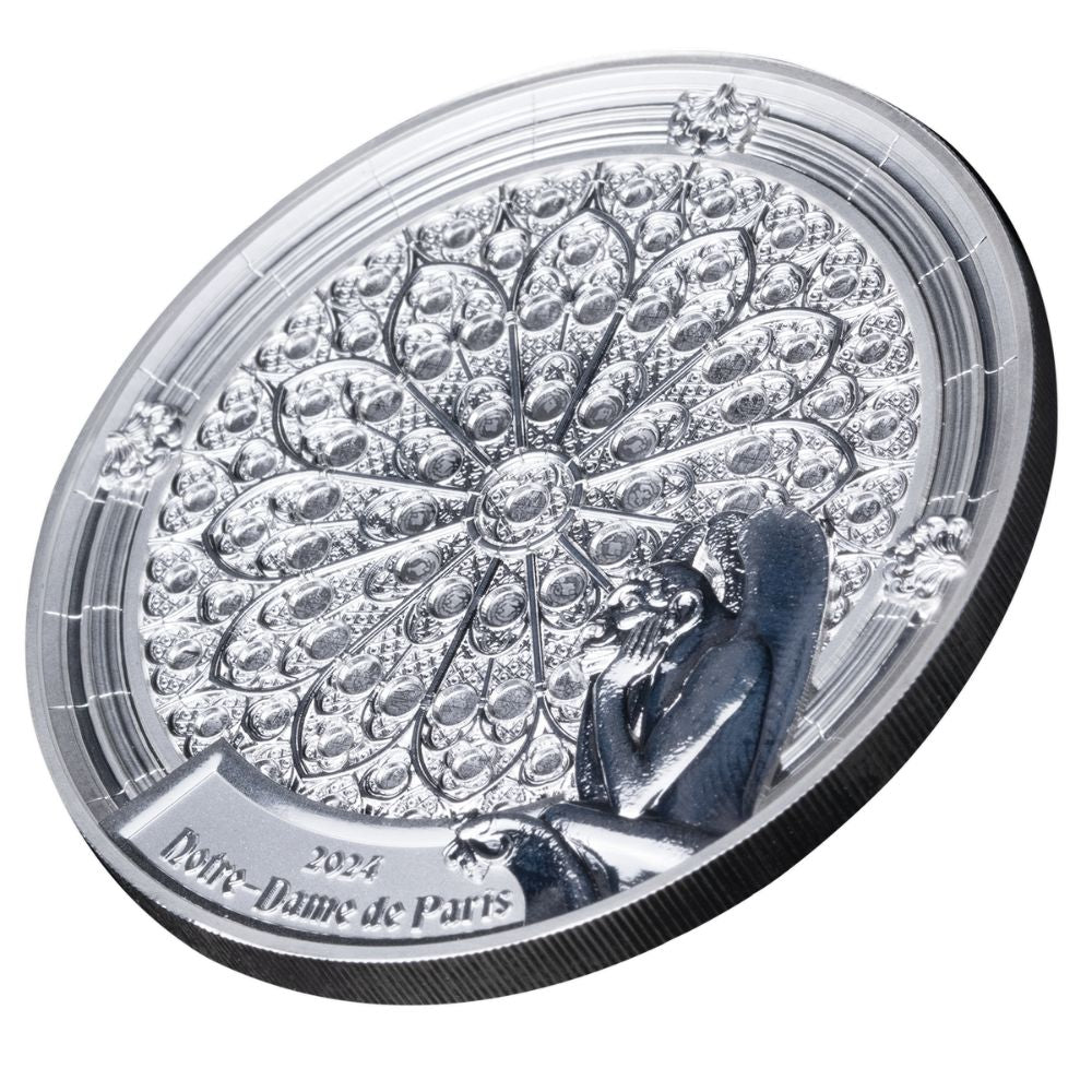 NOTRE DAME 3 Oz Silver Coin - PARTHAVA COIN