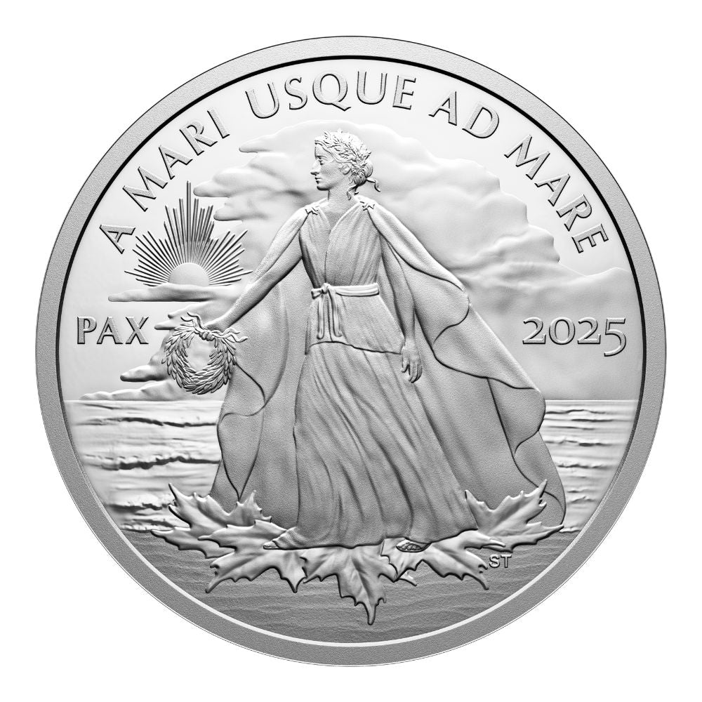 PEACE DOLLAR 1 Oz Silver Coin $1 Canada 2025