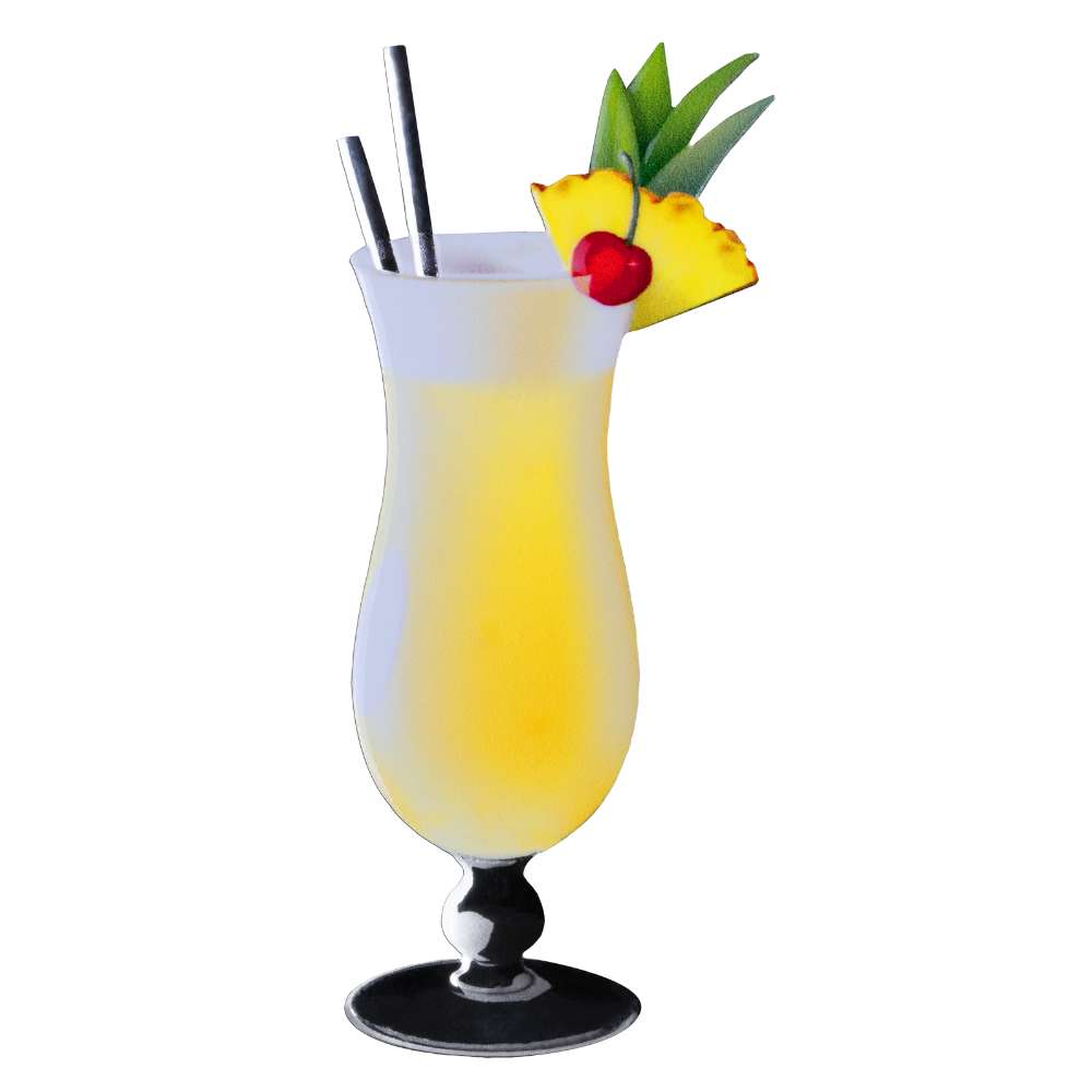 PINA COLADA COCKTAIL 10 g Silver Coin $1 Samoa 2024