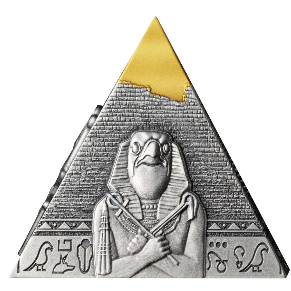 PYRAMIDS OF GIZA Set 1x1 Oz 1x2 Oz 1x3 Oz Silver Coins 200 Francs Djibouti 2024 - PARTHAVA COIN