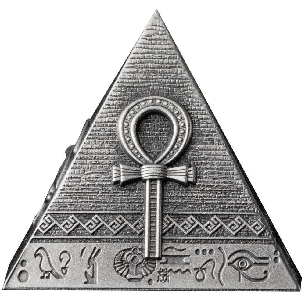 PYRAMIDS OF GIZA Set 1x1 Oz 1x2 Oz 1x3 Oz Silver Coins 200 Francs Djibouti 2024 - PARTHAVA COIN