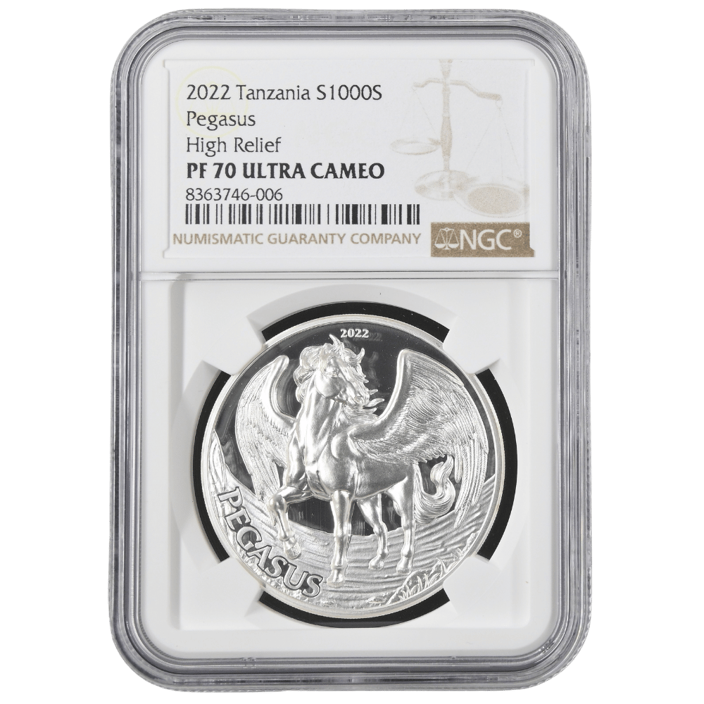 Pegasus Mythical Creatures 1 Oz Silver Coin - PF 70 ULTRA CAMEO - PARTHAVA COIN