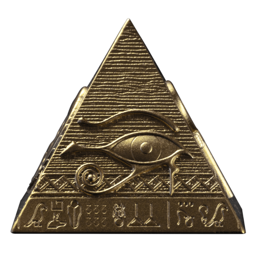 Pyramids of Giza 3 Coin Set 24k Gold Plating 2025 - PARTHAVA COIN