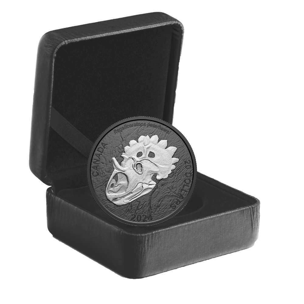 ROYAL HORNED FACE Discovering Dinosaurs 1 Oz Silver Coin $20 Canada 2022 - PARTHAVA COIN