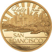 SAN FRANCISCO Big City Lights 0.5 g Gold Coin $5 Cook Islands 2024