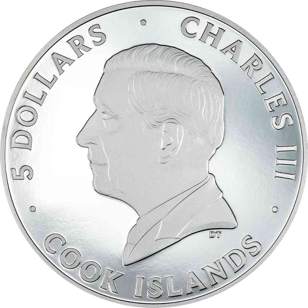 SAN FRANCISCO Big City Lights 1 Oz Silver Coin $5 Cook Islands 2024