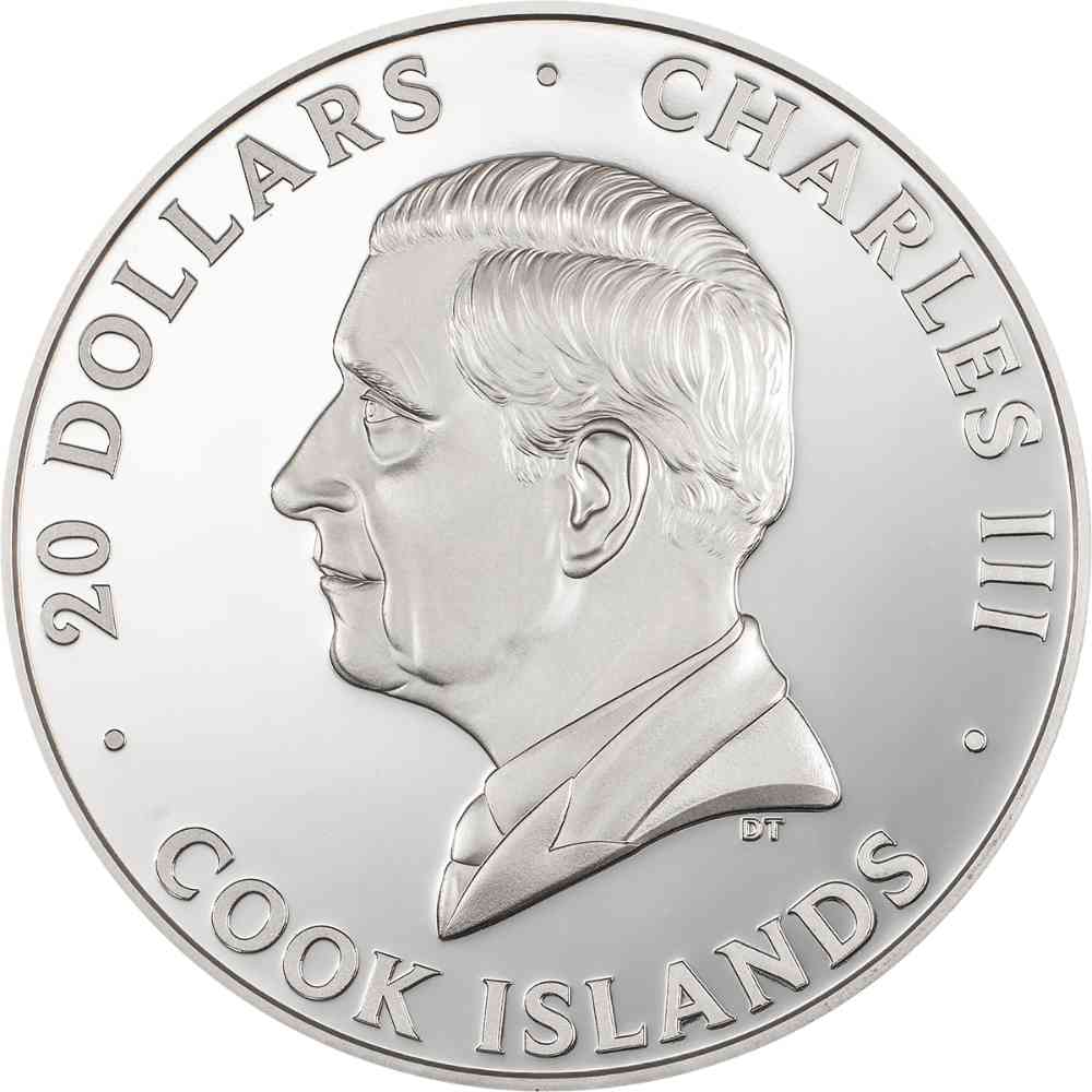 SILVER BURST Bald Eagle 3 Oz Silver Coin $20 Cook Islands 2024