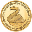 SNAKE Lunar Year Gold Coin 1000 Togrog Mongolia 2025