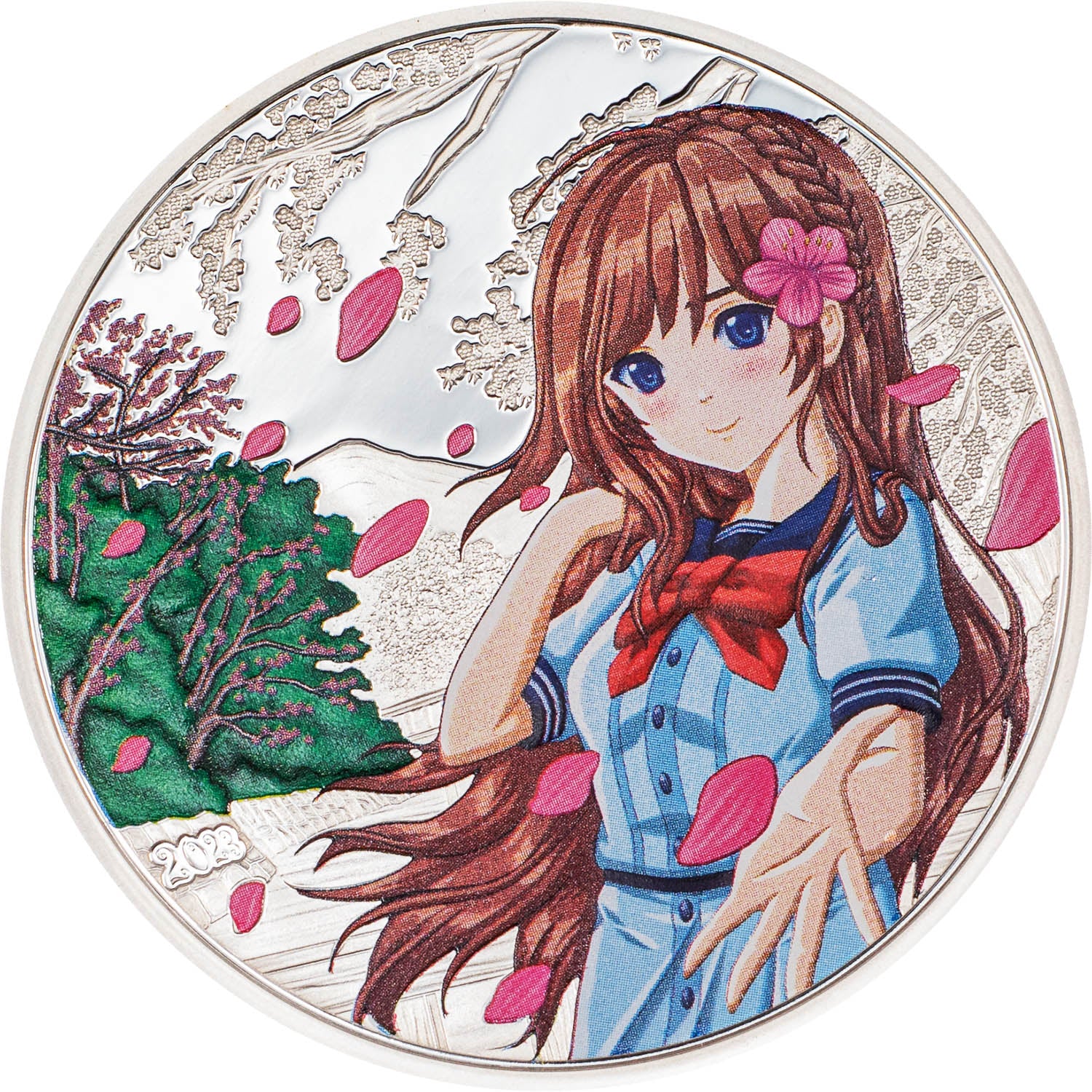 SPRING Manga 1 Oz Silver Coin $5 Cook Islands 2023