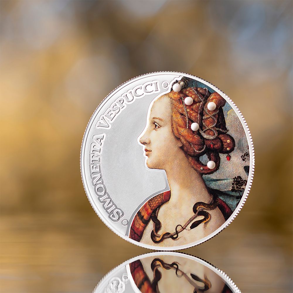 Simonetta Vespucci Timeless Beauty Silver Coin 2025 - PARTHAVA COIN