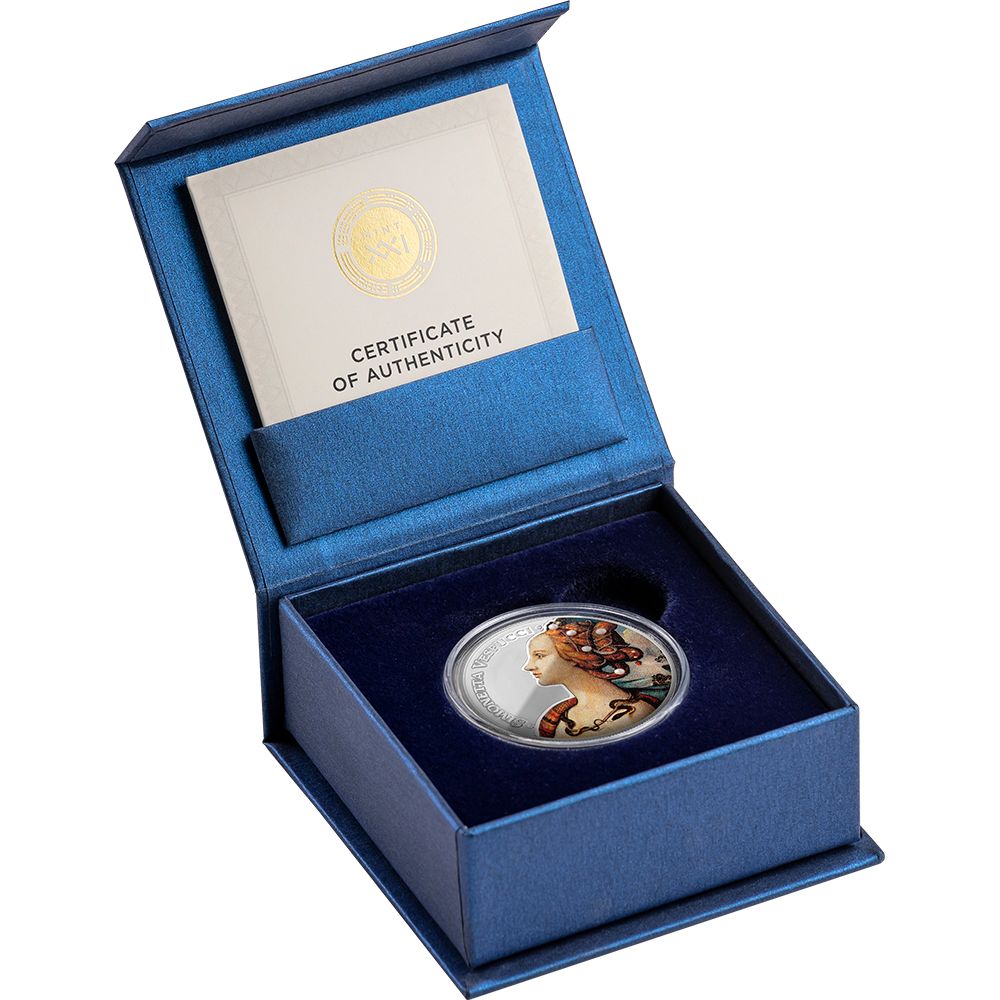 Simonetta Vespucci Timeless Beauty Silver Coin 2025 - PARTHAVA COIN