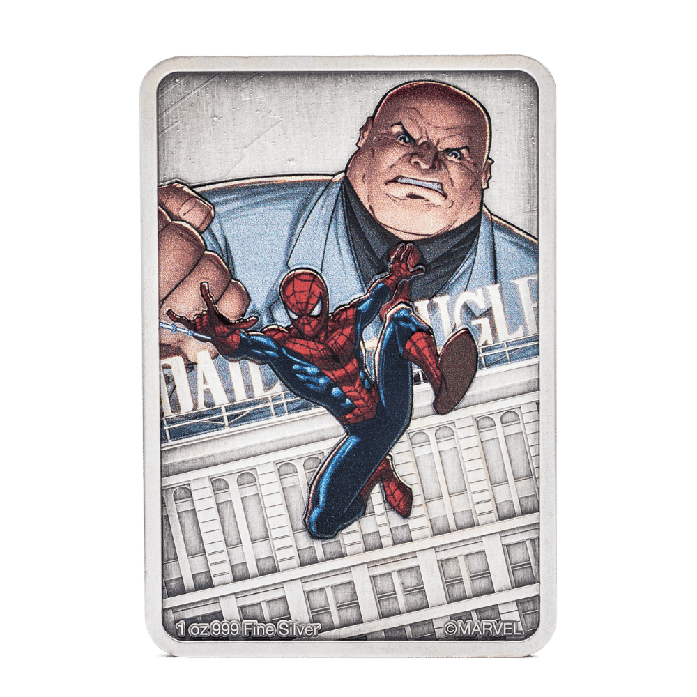 KINGPIN Spiderman Villains 1 Oz Silver Coin $2 Niue 2024 - PARTHAVA COIN