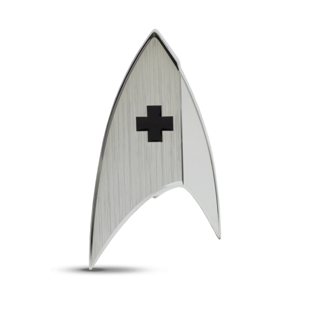 STARFLEET DIVISIONS STAR TREK Medical Insignia 1 Oz Silver Coin $2 Niue 2025 - PARTHAVA COIN