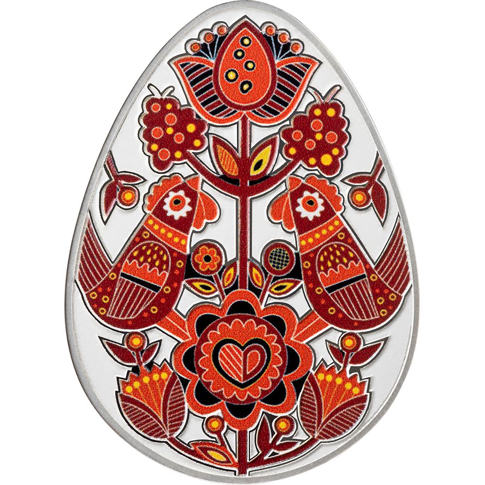 Svitanok Ukrainian Pysanka 1 Oz Silver Coin 2024 - PARTHAVA COIN