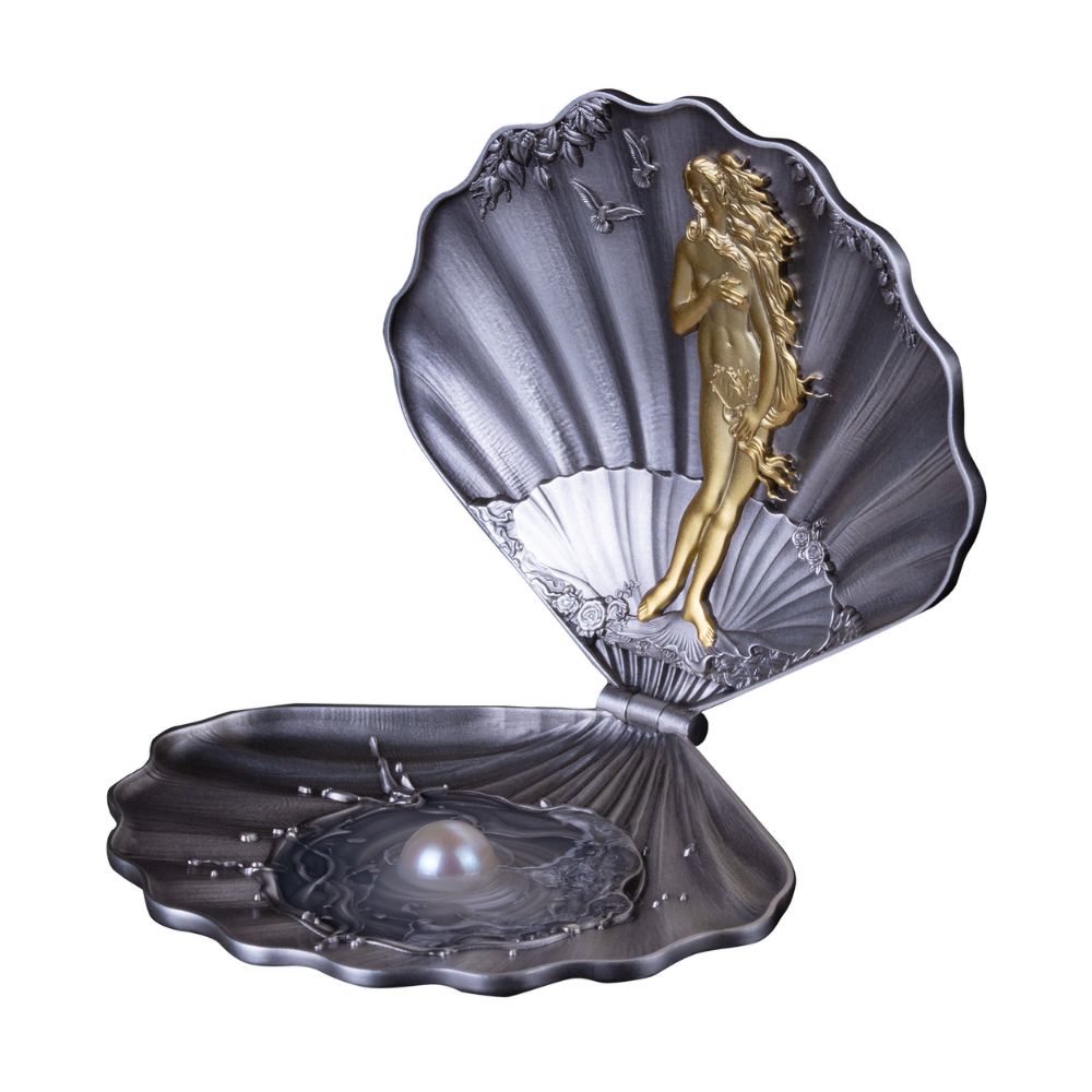 THE BIRTH OF VENUS 3D 3 Oz Silver Coin - PARTHAVA COIN