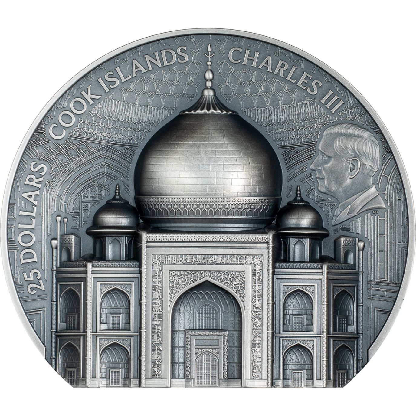 Taj Mahal Historical Monuments 5 Oz Silver Coin 2025 - PARTHAVA COIN