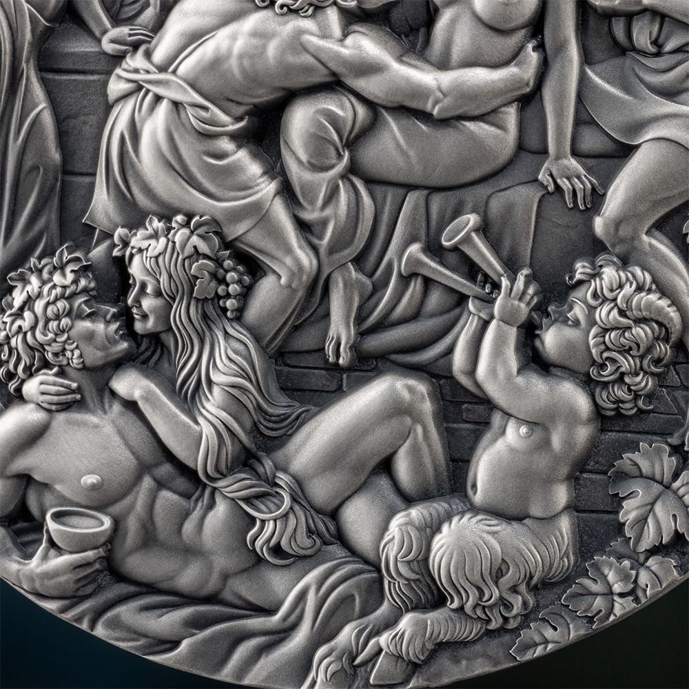 The Bacchanalia Celestial Beauty 5 Oz Silver Coin 2025 - PARTHAVA COIN 