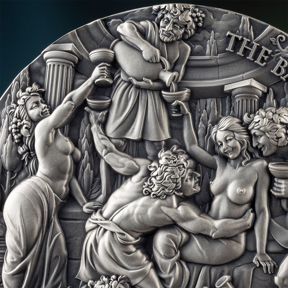 The Bacchanalia Celestial Beauty 5 Oz Silver Coin 2025 - PARTHAVA COIN 