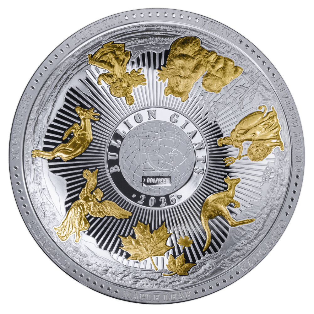 The Bullion Giants 50g Silver Coin 2025 - PARTHAVA COIN