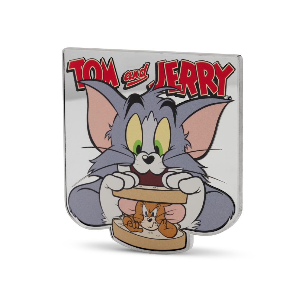 Tom and Jerry™ 85th Anniversary 5 Oz Silver Coin