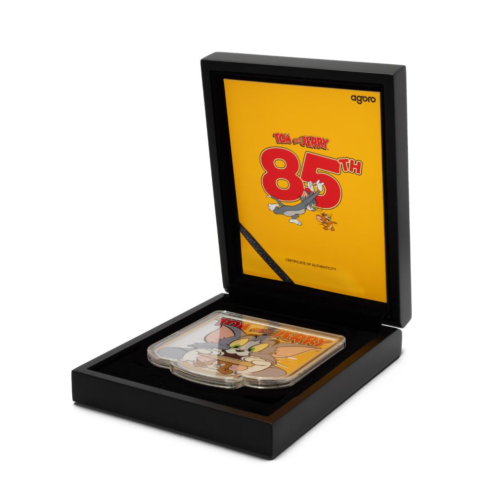 Tom and Jerry™ 85th Anniversary 5 Oz Silver Coin