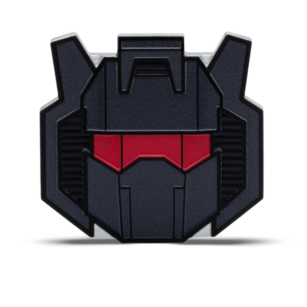 Transformers Heads Grimlock Silver Collectible Coin