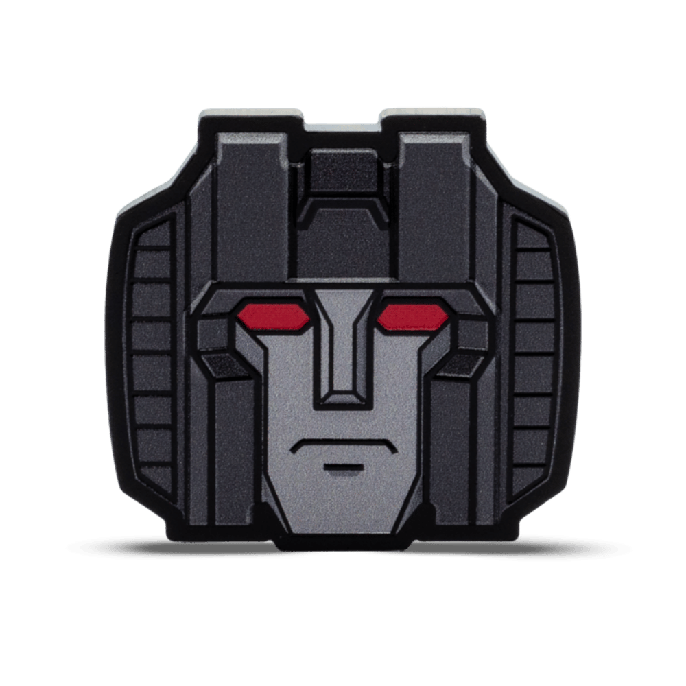 Transformers Heads Starscream Silver Collectible Coin