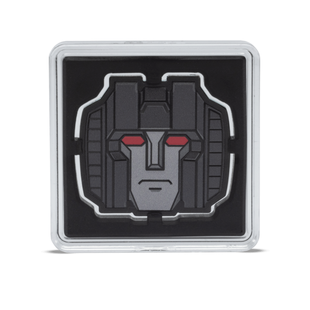 Transformers Heads Starscream Silver Collectible Coin