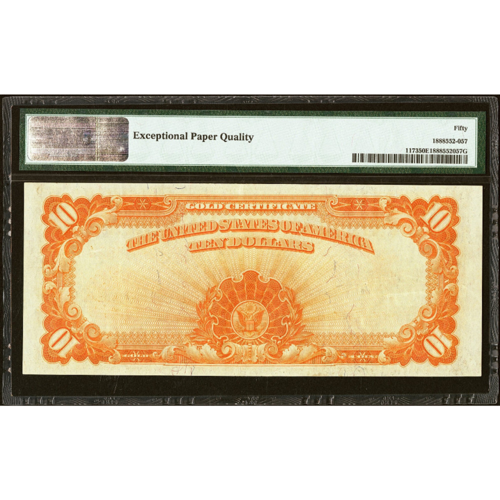 United States 10 Dollars 1922 Fr#1173 Gold Certificate PMG 50 About UNC EPQ