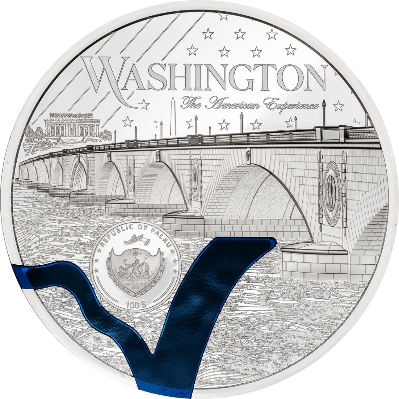 Washington DC Tiffany Art Metropolis 1 Kg Kilo Silver Coin 2025 - PARTHAVA COIN