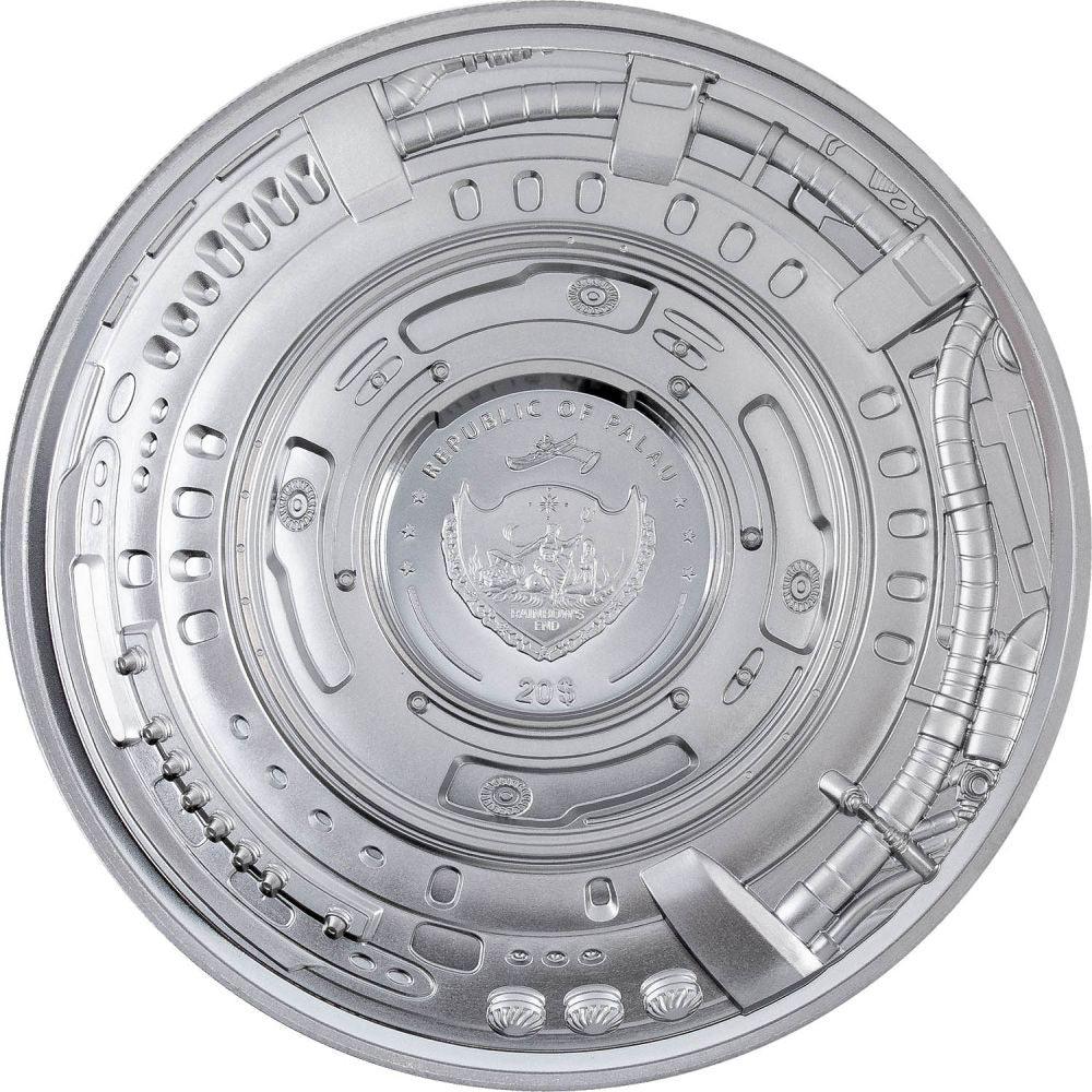 ALIEN Cyborg Revolution 3 Oz Silver Coin $20 Palau 2021 - PARTHAVA COIN