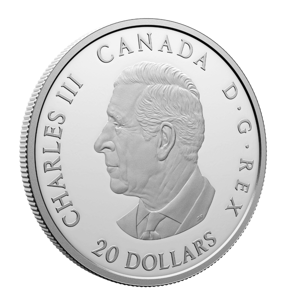 AMERICAN GOLDFINCH Colourful Birds 1 Oz Silver Coin $20 Canada 2024 - PARTHAVA COIN