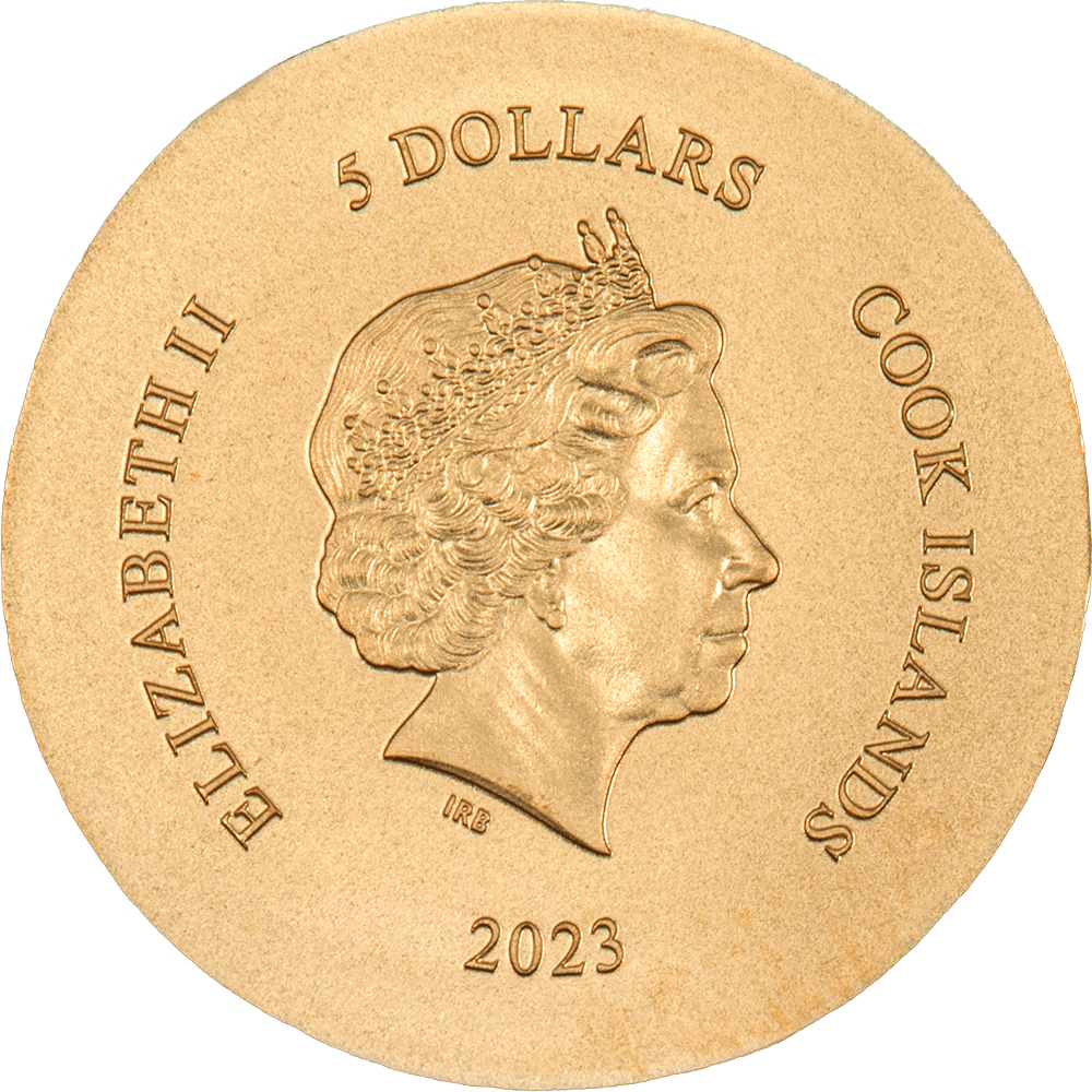 ARETHUSA Gold Coin $5 Cook Islands 2023 - PARTHAVA COIN