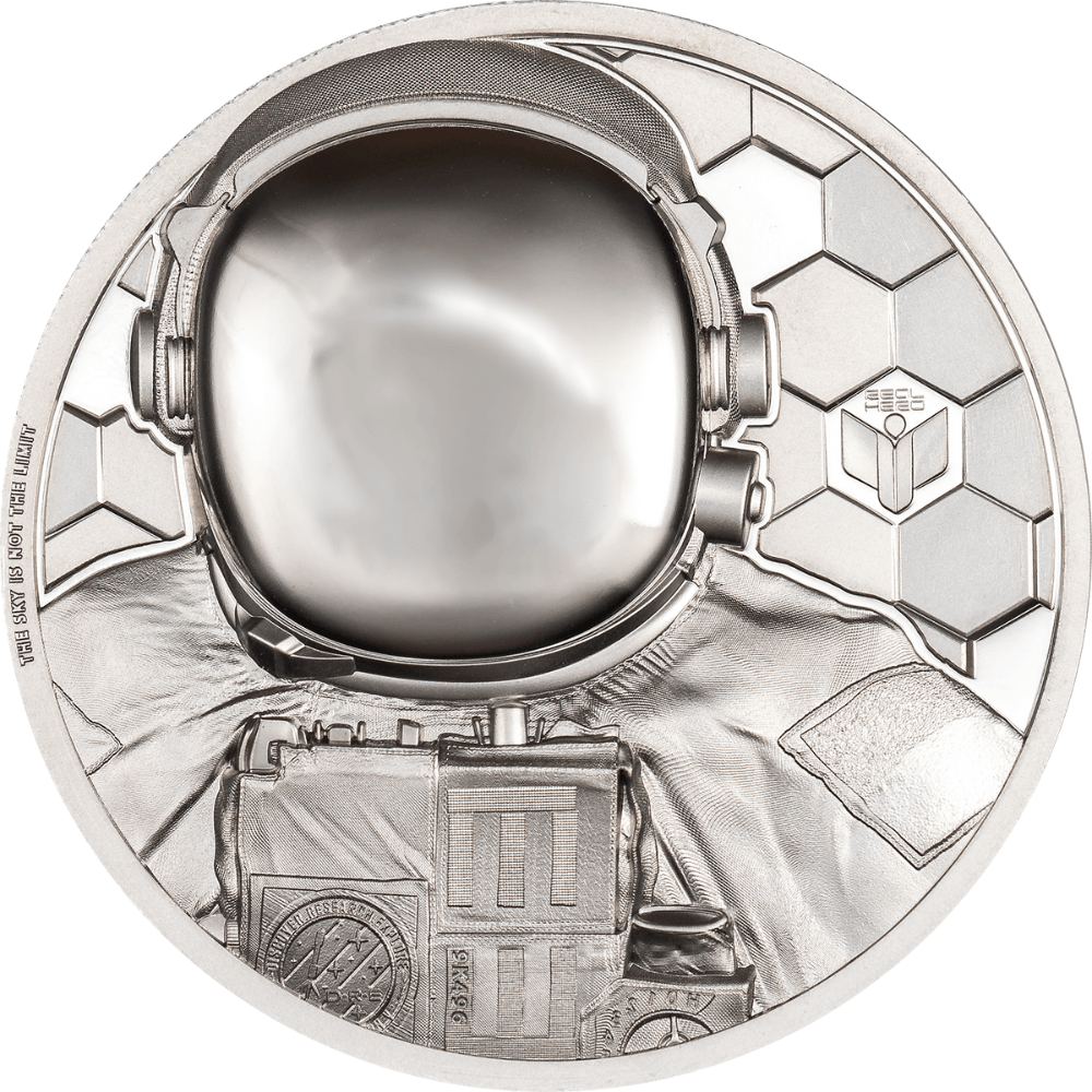 ASTRONAUT Real Heroes 1 Oz Platinum Coin $250 Cook Islands 2024 - PARTHAVA COIN
