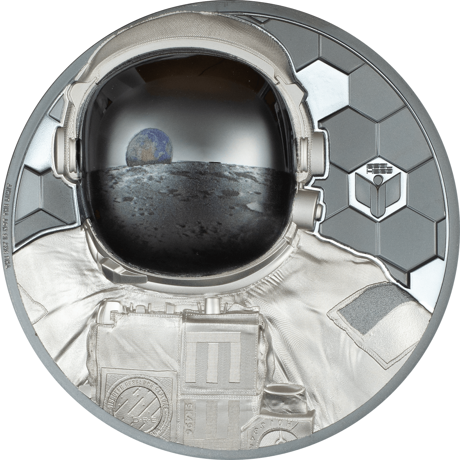 ASTRONAUT Real Heroes 3 Oz Silver Coin $20 Cook Islands 2024 - PARTHAVA COIN
