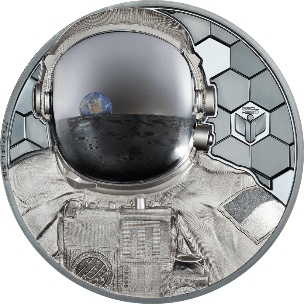 ASTRONAUT Real Heroes KG 1 kg Silver Coin $100 Cook Islands 2024 - PARTHAVA COIN