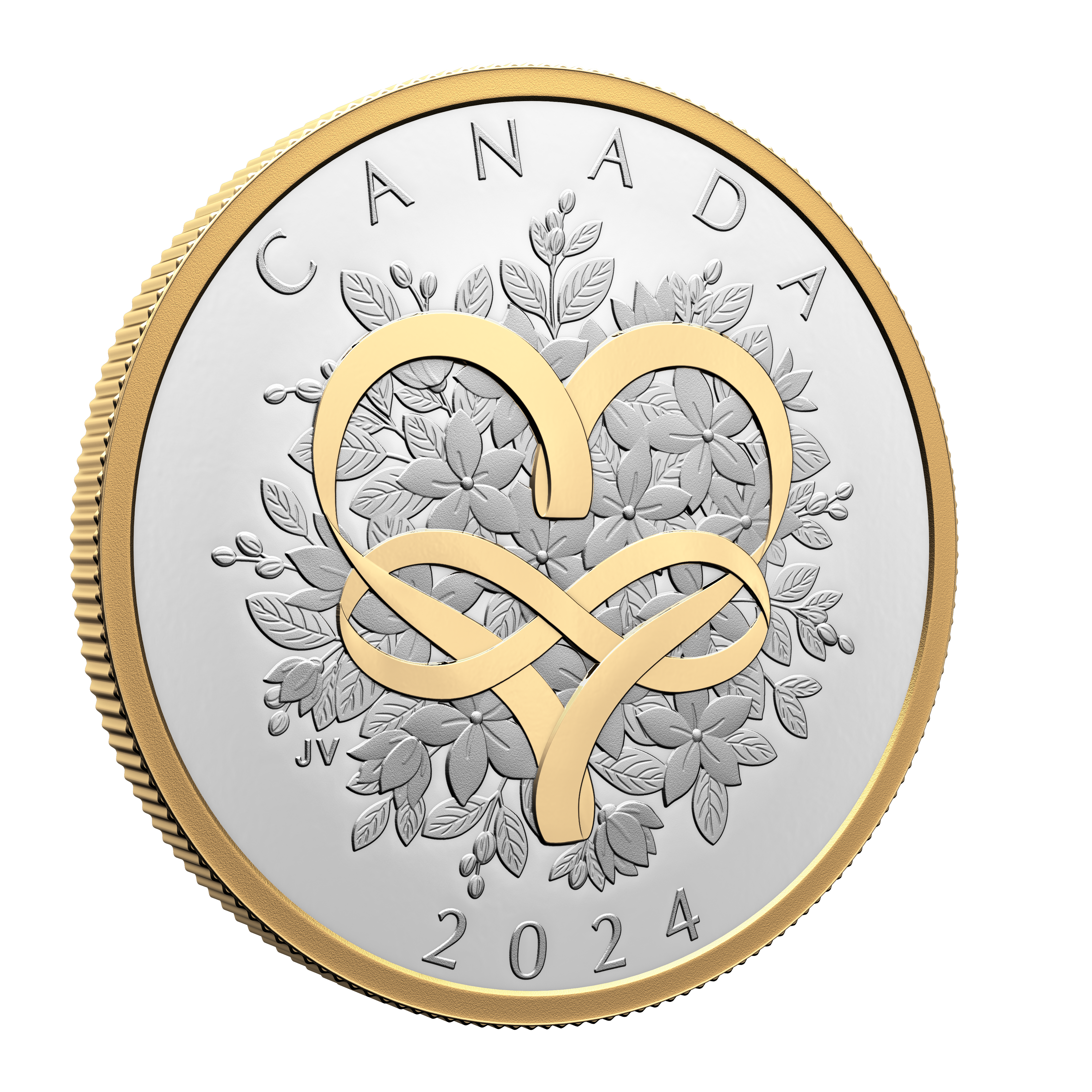 CELEBRATE LOVE Silver Coin $20 Canada 2024