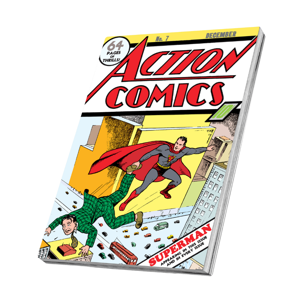 COMIX™ SUPERMAN ACTION COMICS #7 1 Oz Silver Coin $2 Niue 2024 - PARTHAVA COIN