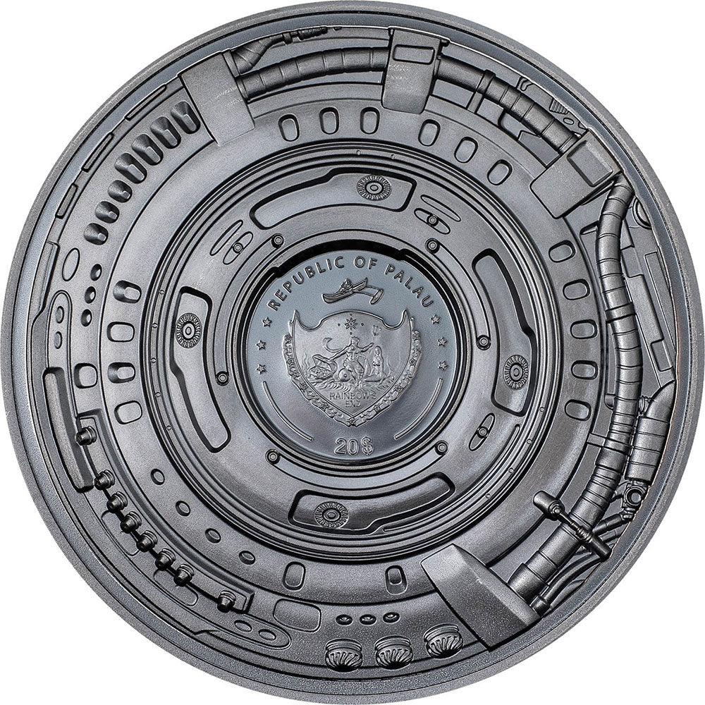 DOG Cyborg Revolution 3 Oz Silver Coin $20 Palau 2023 - PARTHAVA COIN