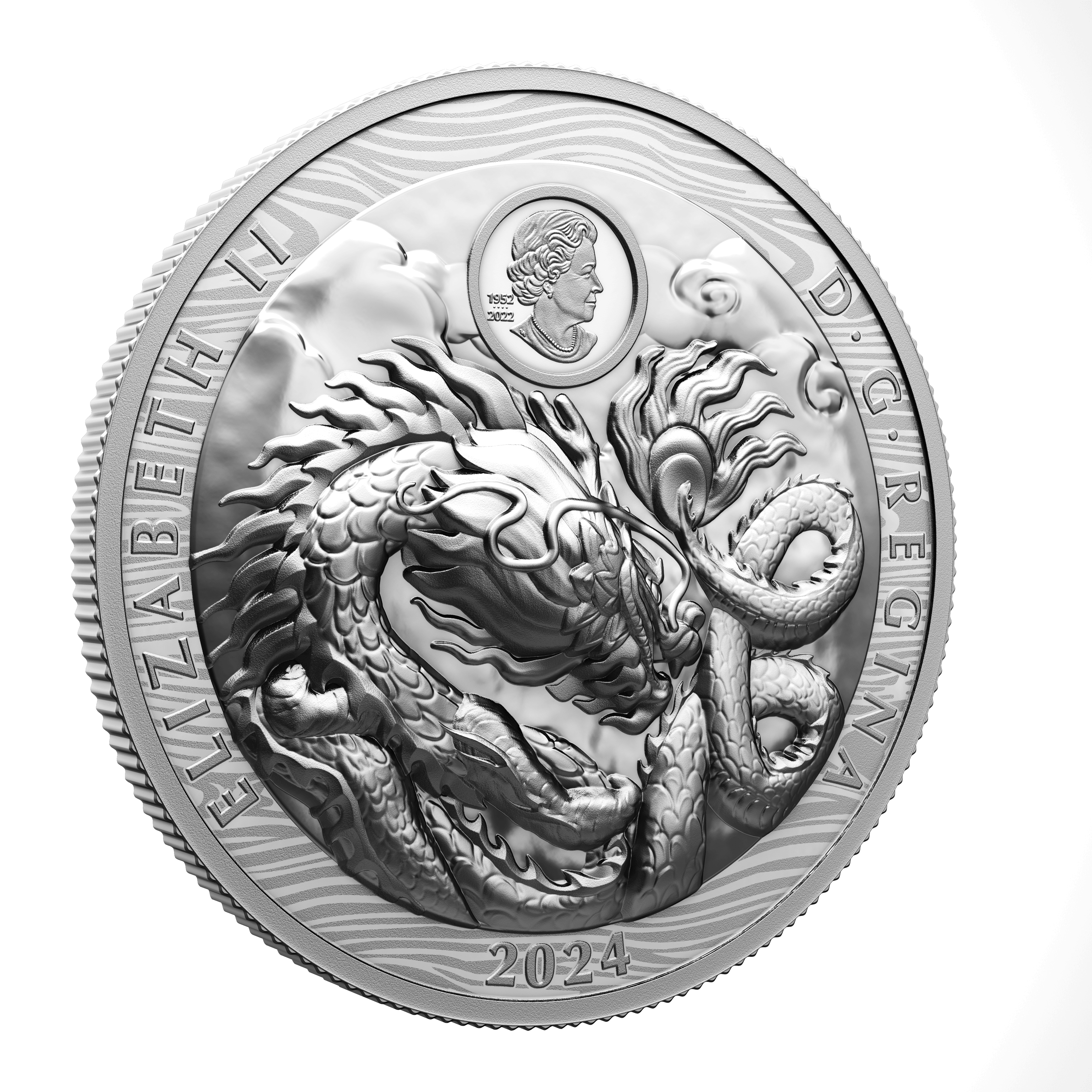 DRAGON Lunar Year Silver Coin $50 Canada 2024 - PARTHAVA COIN