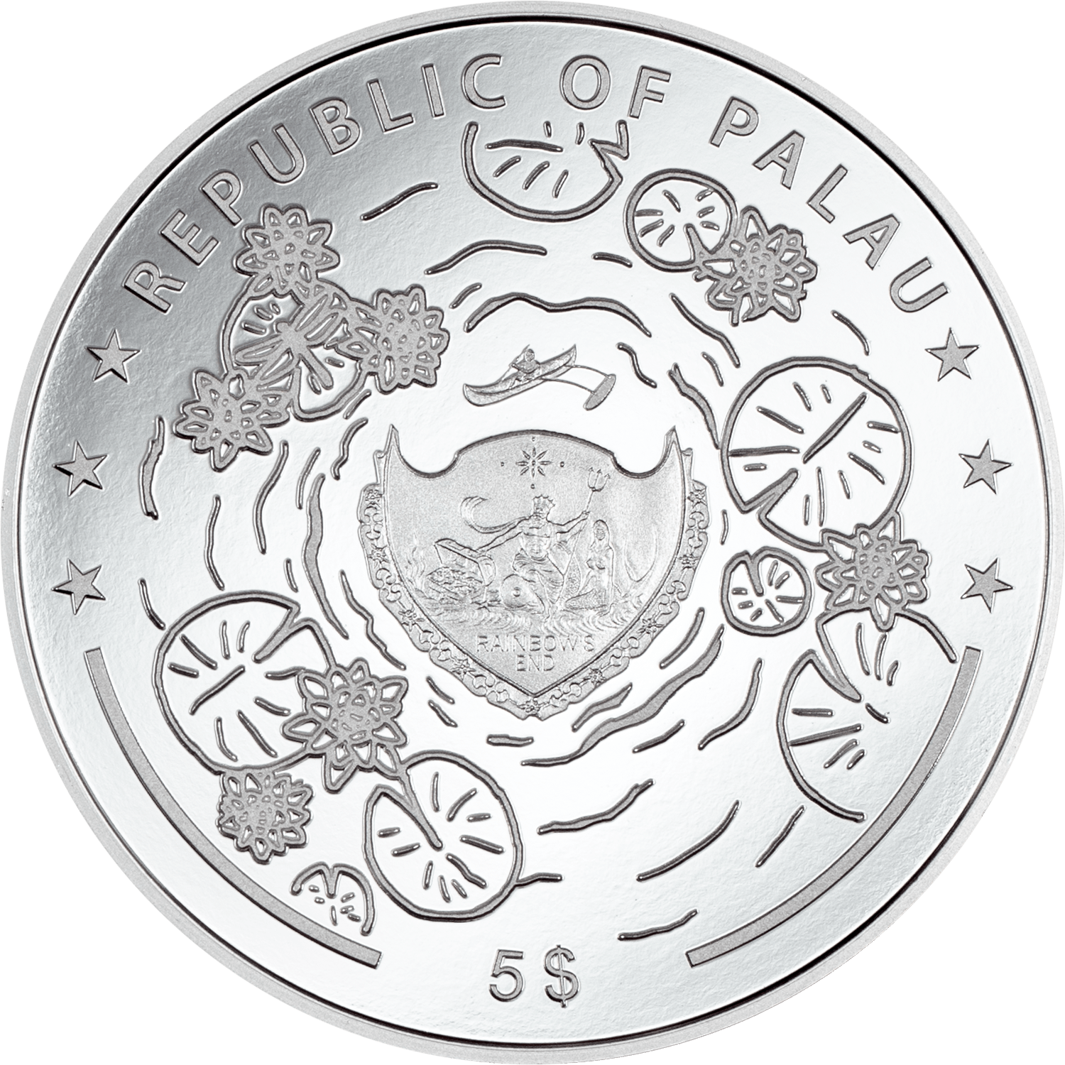 DRAGONFLY 1 Oz Silver Coin $5 Palau 2024 - PARTHAVA COIN