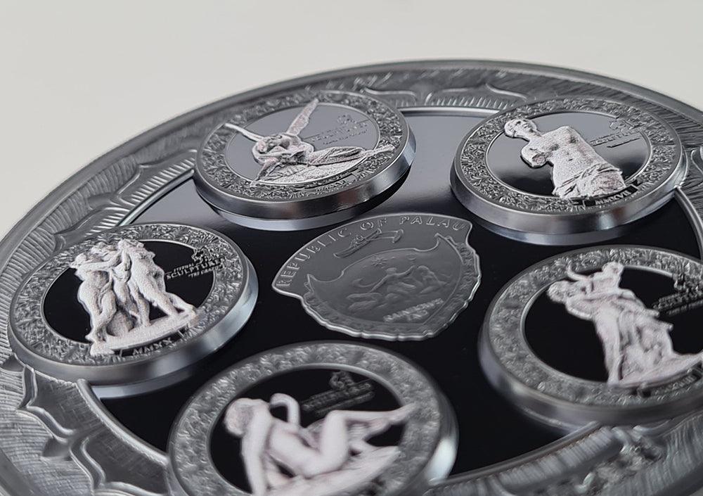 ECSTASY OF SAINT TERESA Eternal Sculptures Special Edition 5 Oz Silver Coin $20 Palau 2021 - PARTHAVA COIN