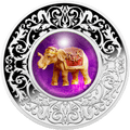 ELEPHANT Lucky Charm Silver Coin 500 Francs Cameroon 2023 - PARTHAVA COIN