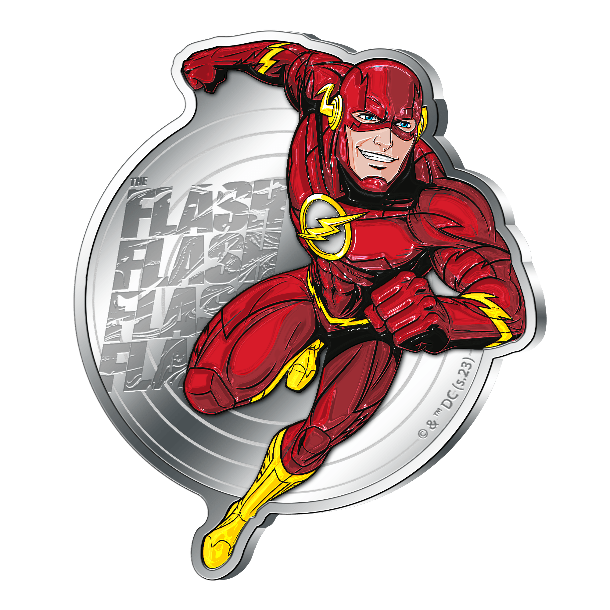 FLASH DC Comics 5 Oz Silver Coin $5 Barbados 2023 - PARTHAVA COIN