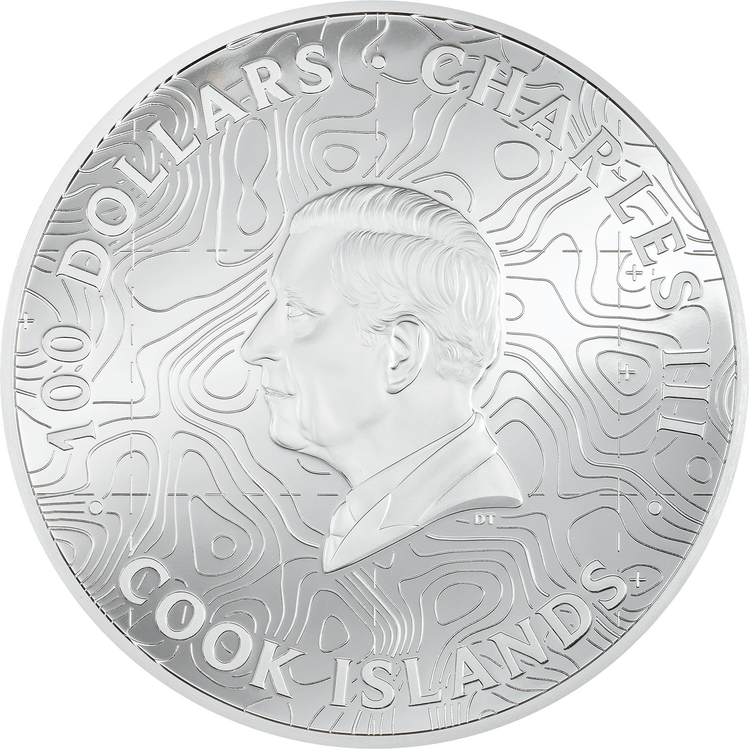 GRAND CANYON Topography 1 Kg Kilo Silver Coin $100 Cook Islands 2024 - PARTHAVA COIN