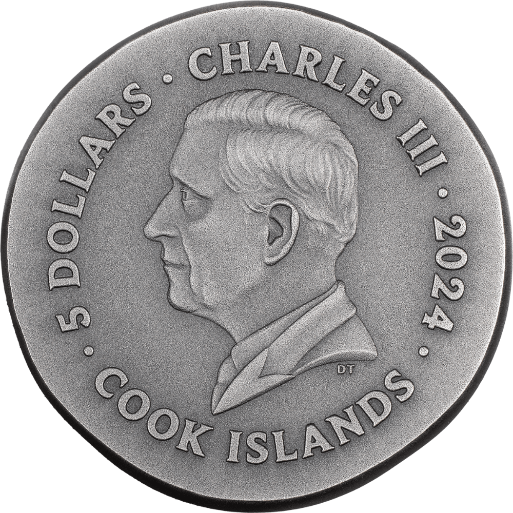 GRYPHON Numismatic Icons 1 Oz Silver Coin $5 Cook Islands 2024 - PARTHAVA COIN