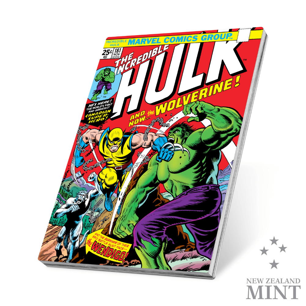 HULK 181 Comix 1 Oz Silver Coin $2 Niue 2024 - PARTHAVA COIN