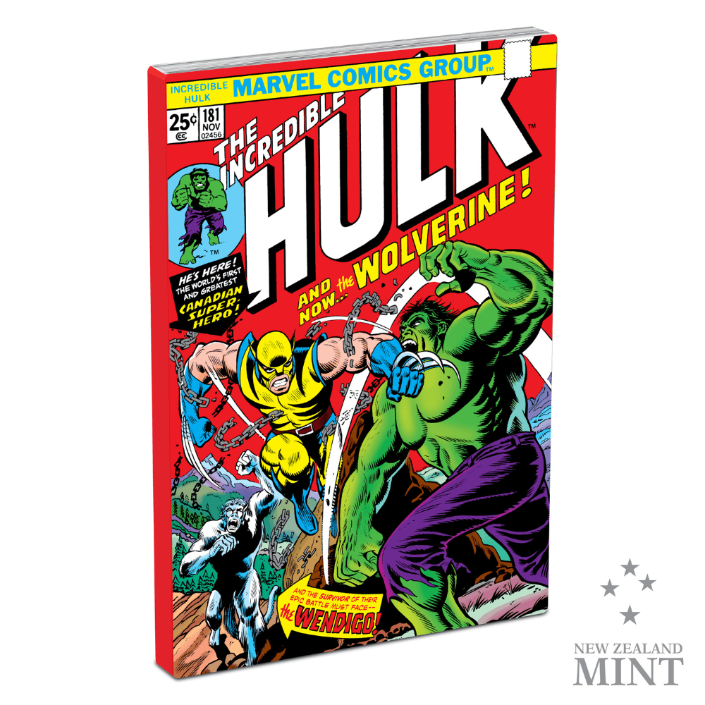 HULK 181 Comix 1 Oz Silver Coin $2 Niue 2024 - PARTHAVA COIN